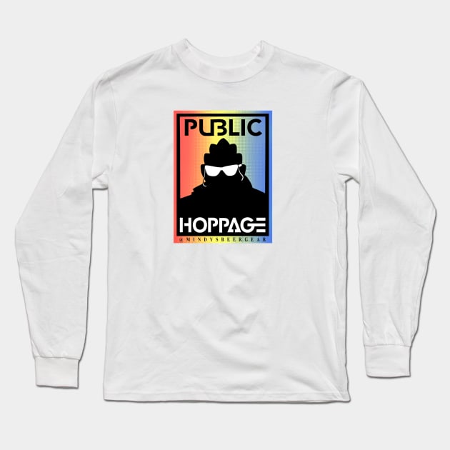 Public Hoppage Clothing Long Sleeve T-Shirt by Mindy’s Beer Gear